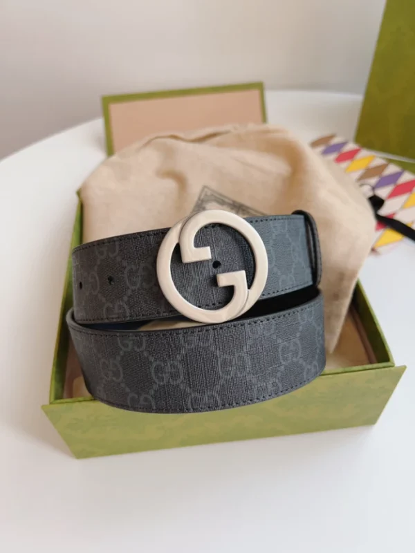 GUCCI BLONDIE BELT IN BLACK SUPREME – B0149 - Image 3