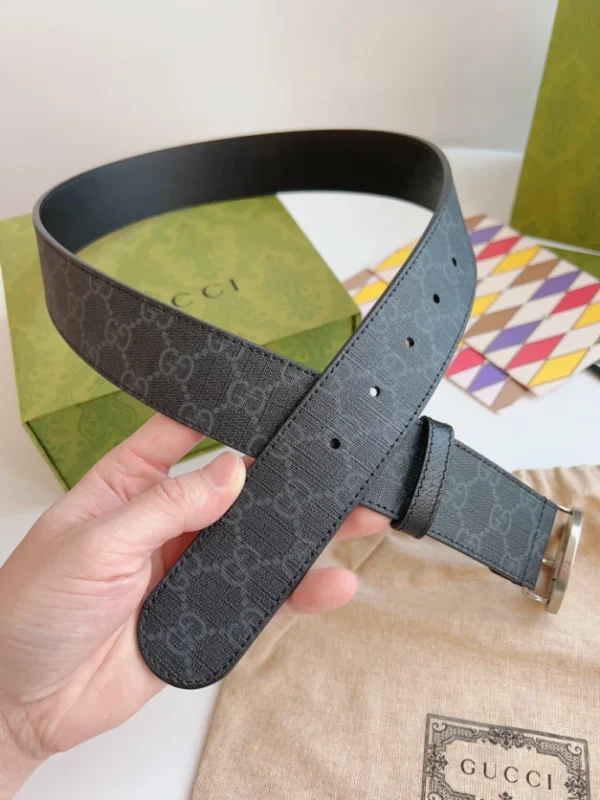 GUCCI BLONDIE BELT IN BLACK SUPREME – B0149 - Image 6