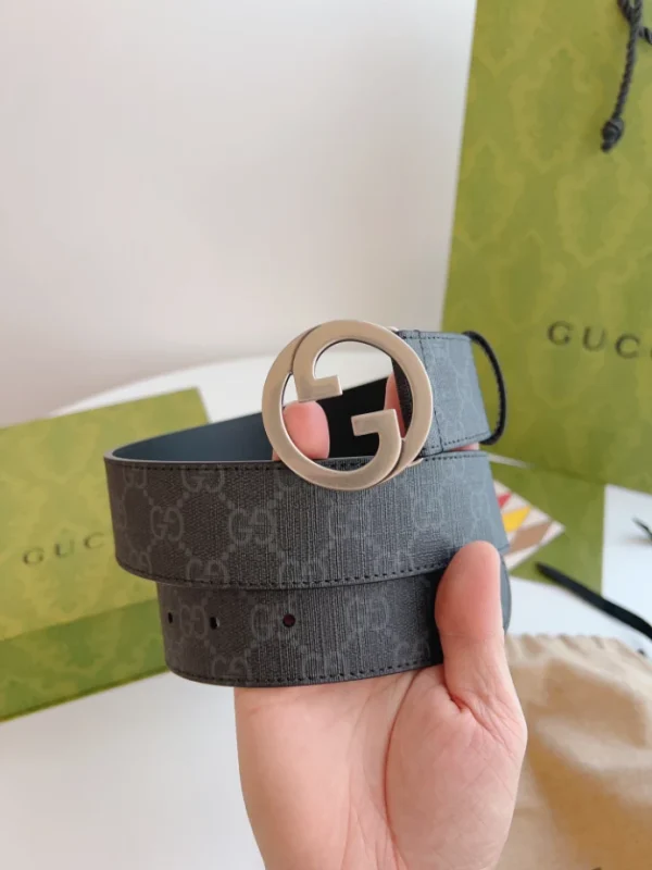 GUCCI BLONDIE BELT IN BLACK SUPREME – B0149 - Image 7