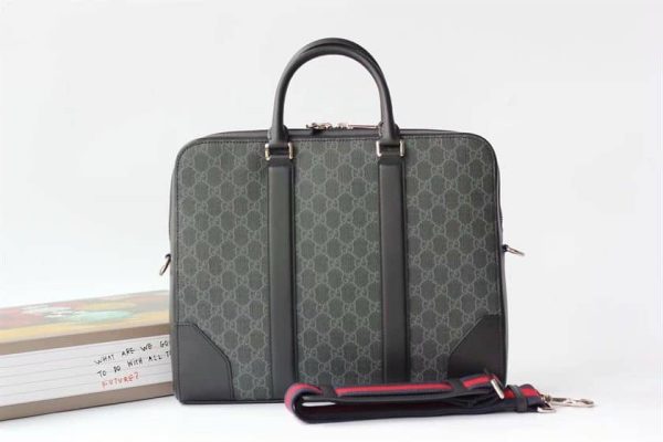 GUCCI GG BLACK BRIEFCASE – GC60 - Image 3