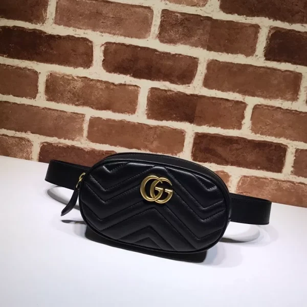 GUCCI GG MARMONT MATELASSE LEATHER BELT BAG – GC62 - Image 2