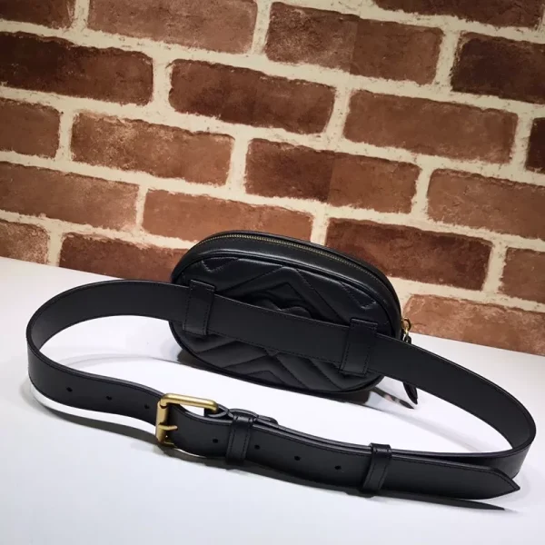 GUCCI GG MARMONT MATELASSE LEATHER BELT BAG – GC62 - Image 4