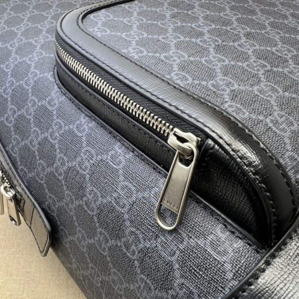 GUCCI INTERLOCKING DOUBLE G BACKPACK IN BLACK – GC49 - Image 4