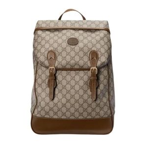 GUCCI MEDIUM BACKPACK WITH INTERLOCKING G – GC52