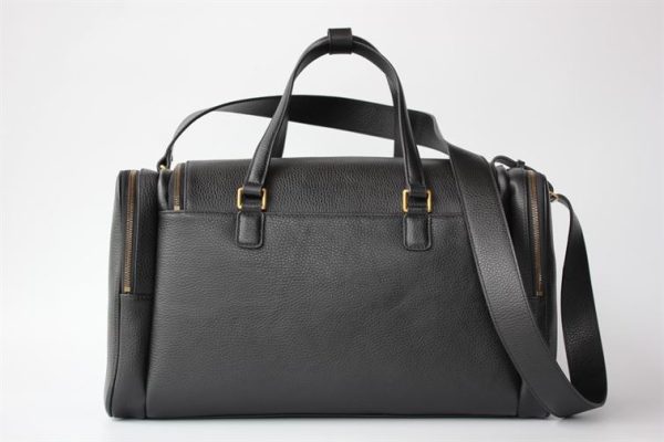 GUCCI RETRO LOGO PRINT LEATHER DUFFLE BAG – GC56 - Image 3