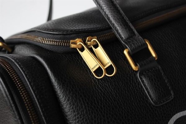 GUCCI RETRO LOGO PRINT LEATHER DUFFLE BAG – GC56 - Image 5