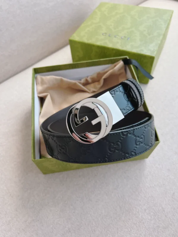 GUCCI REVERSIBLE SIGNATURE BELT – B0148 - Image 4