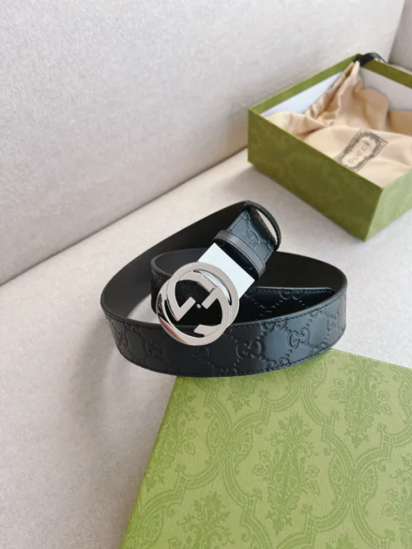 GUCCI REVERSIBLE SIGNATURE BELT – B0148 - Image 5