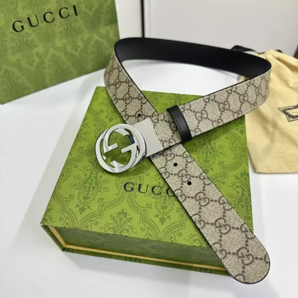 GUCCI SUPREME BELT WITH G BUCKLE – B0144 - Image 2
