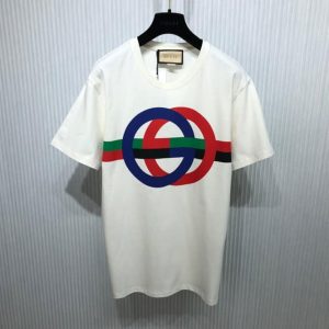 ROUND GG PRINT COTTON T-SHIRT – GCS241