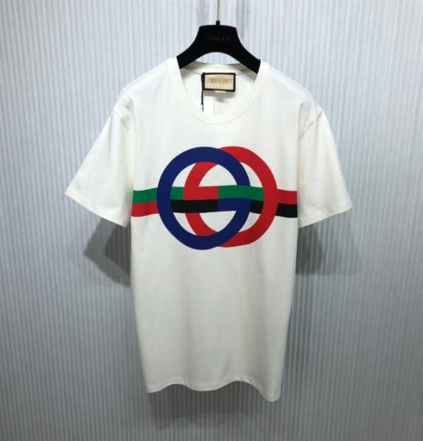 ROUND GG PRINT COTTON T-SHIRT – GCS241
