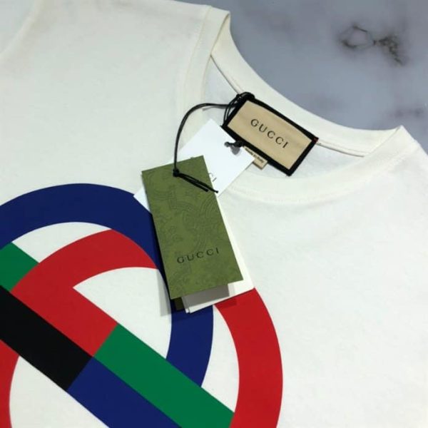 ROUND GG PRINT COTTON T-SHIRT – GCS241 - Image 4