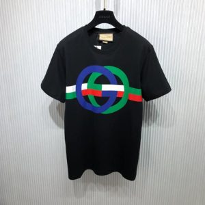 ROUND GG PRINT COTTON T-SHIRT – GCS242
