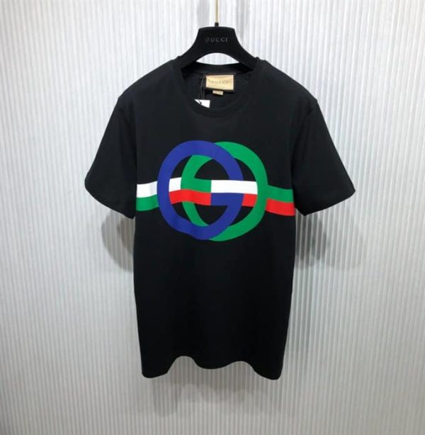 ROUND GG PRINT COTTON T-SHIRT – GCS242