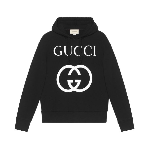 Gucci Classic Retro Interlocking Double GG Hoodie – GBH013