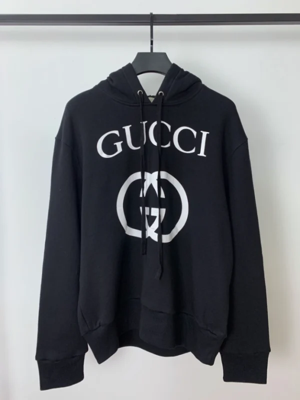 Gucci Classic Retro Interlocking Double GG Hoodie – GBH013 - Image 2