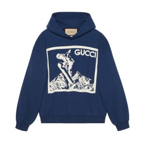 Gucci Cotton Jersey Hooded Sweatshirt – GBH003