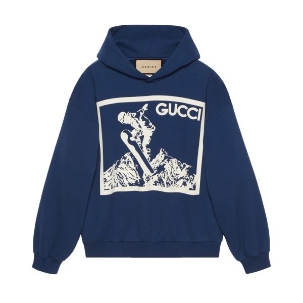Gucci Cotton Jersey Hooded Sweatshirt – GBH003