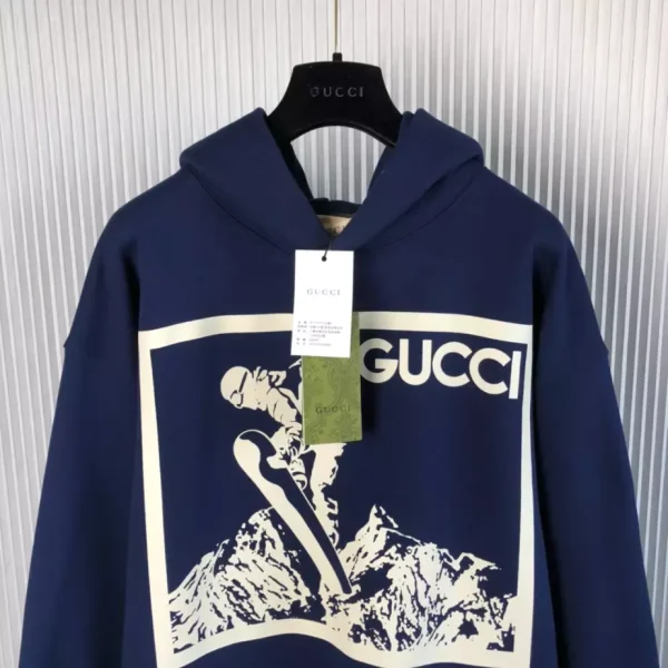 Gucci Cotton Jersey Hooded Sweatshirt – GBH003 - Image 7