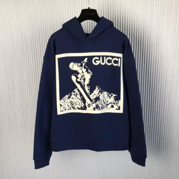 Gucci Cotton Jersey Hooded Sweatshirt – GBH003 - Image 2