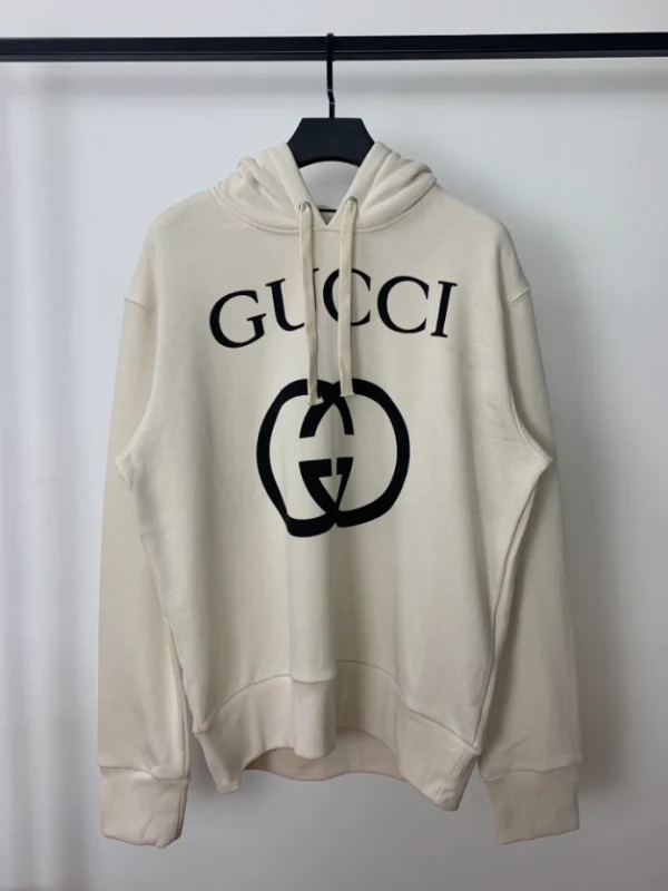 Gucci Classic Retro Interlocking Double GG Hoodie – GBH012 - Image 2