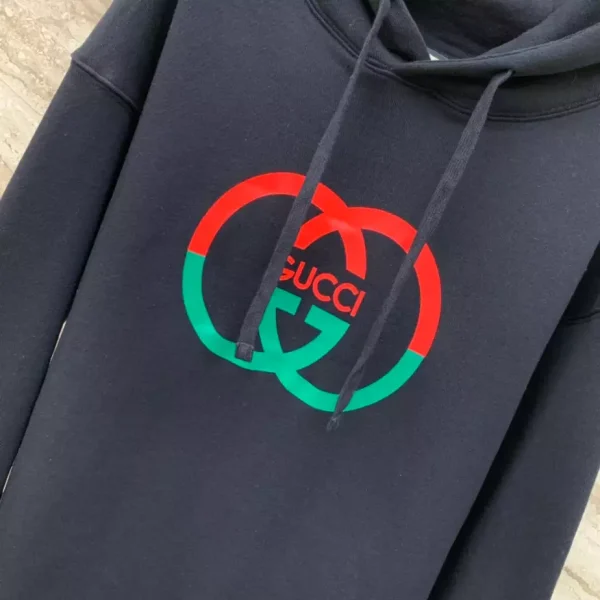 Gucci Cotton Jersey Printed Hooded Sweatshirt – GBH004 - Image 9