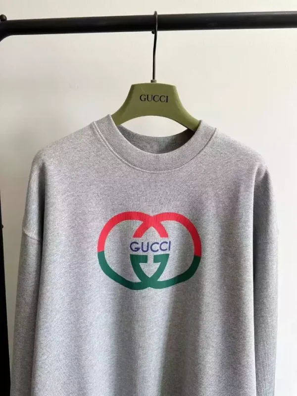 Gucci Cotton Jersey Printed Sweatshirt- GBH019 - Image 5