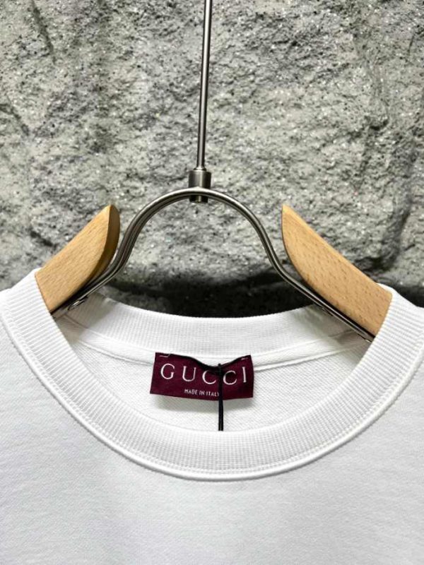 Gucci Cotton Jersey Printed Sweatshirt- GBH022 - Image 7
