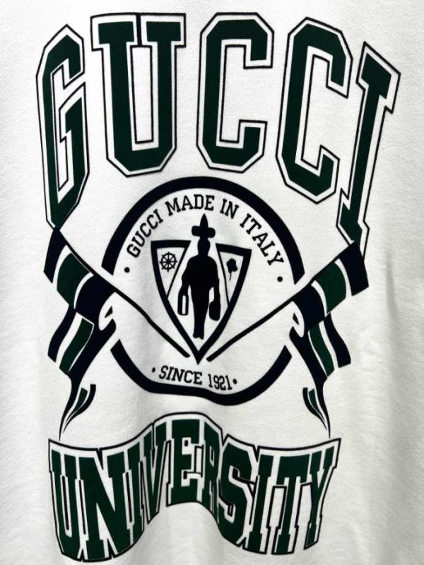 Gucci Cotton Jersey Printed Sweatshirt- GBH024 - Image 3