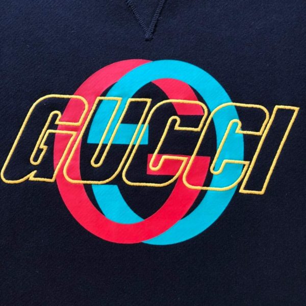 Gucci Cotton Jersey Printed Sweatshirt- GBH025 - Image 4