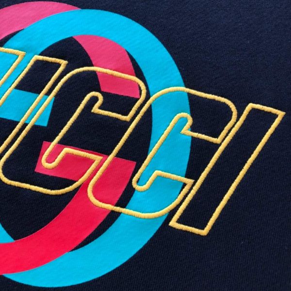 Gucci Cotton Jersey Printed Sweatshirt- GBH025 - Image 7