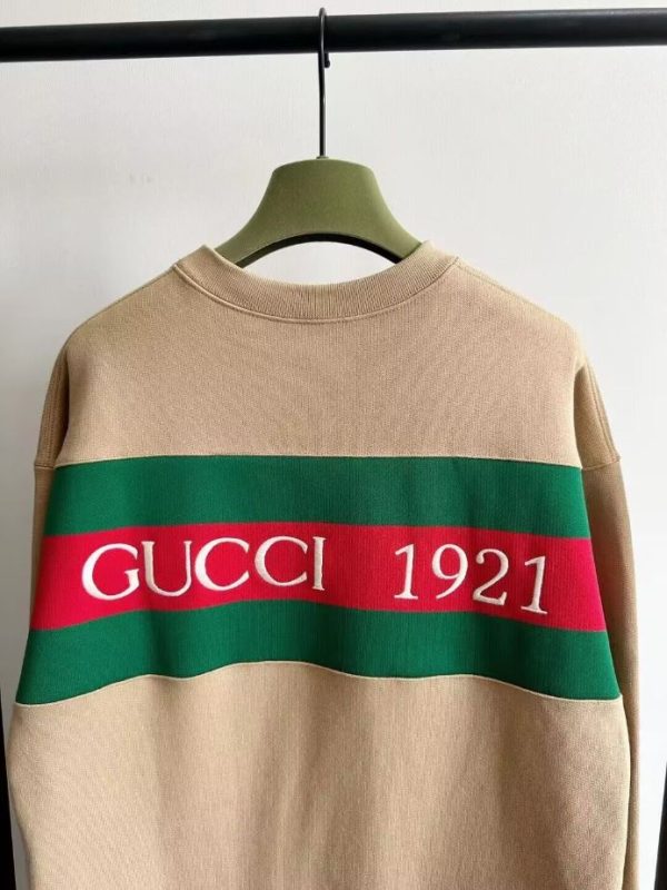 Gucci Cotton Jersey Sweatshirt- GBH026 - Image 3