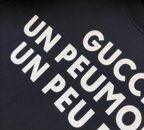 Gucci Cotton Jersey Sweatshirt- GBH030 - Image 6