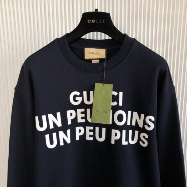 Gucci Cotton Jersey Sweatshirt- GBH030 - Image 7
