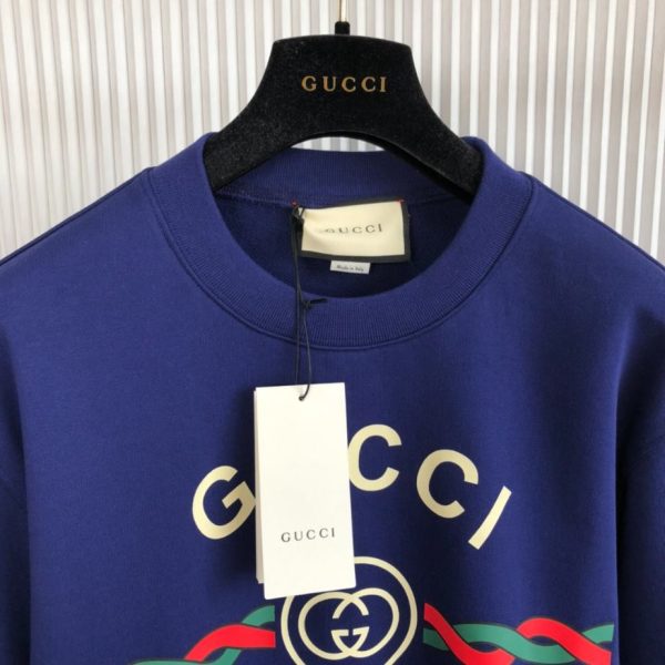 Gucci Cotton Jersey Sweatshirt- GBH031 - Image 5