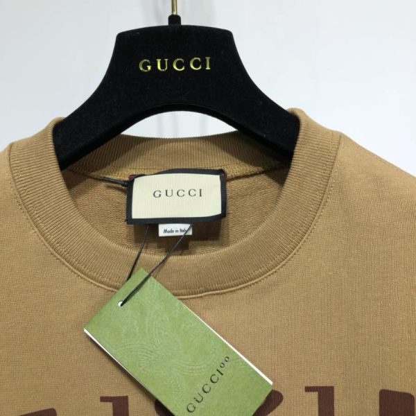 Gucci Cotton Jersey Sweatshirt- GBH033 - Image 7
