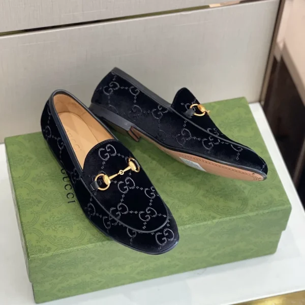 Gucci Jordaan GG Velvet Loafer – LGC008 - Image 3