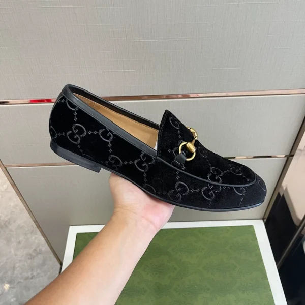 Gucci Jordaan GG Velvet Loafer – LGC008 - Image 5