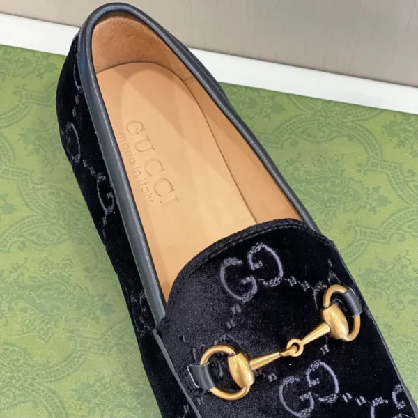 Gucci Jordaan GG Velvet Loafer – LGC008 - Image 7
