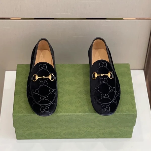 Gucci Jordaan GG Velvet Loafer – LGC008 - Image 8