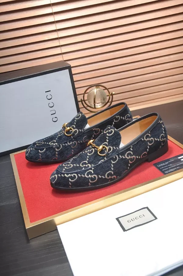 Gucci Jordaan GG Velvet Loafer – LGC009 - Image 3