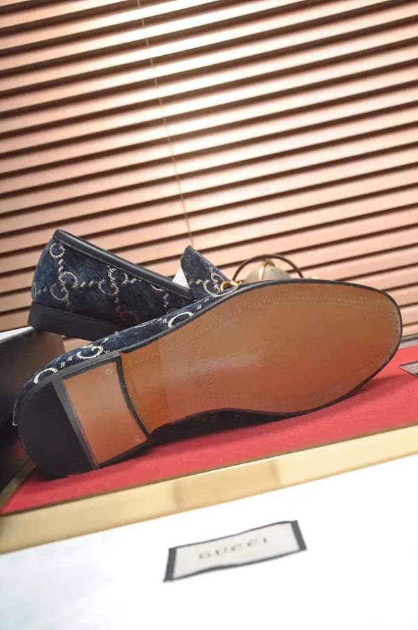 Gucci Jordaan GG Velvet Loafer – LGC009 - Image 4