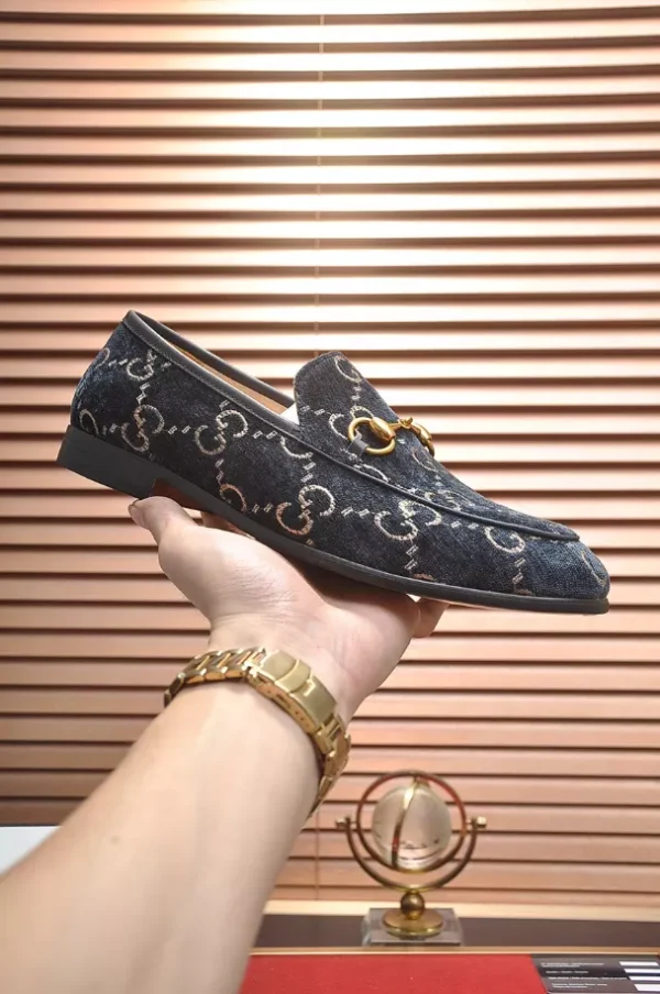Gucci Jordaan GG Velvet Loafer – LGC009 - Image 2