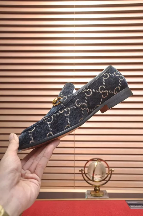 Gucci Jordaan GG Velvet Loafer – LGC009 - Image 6