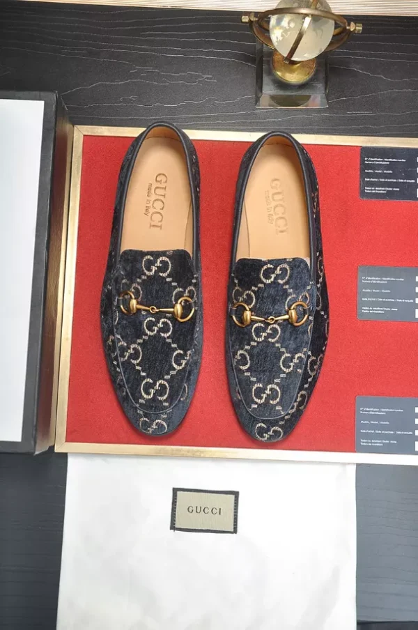 Gucci Jordaan GG Velvet Loafer – LGC009 - Image 7