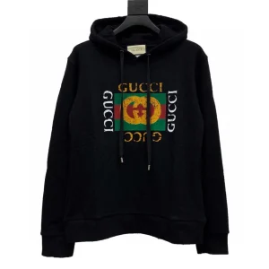 Gucci Logo Print Hoodie – GBH014