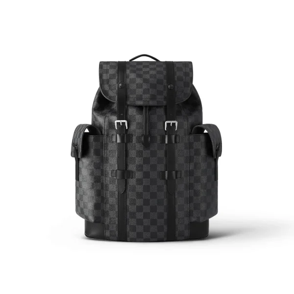 LOUIS VUITTON CHRISTOPHER PM BACKPACK DAMIER GRAPHITE CANVAS – WLM528