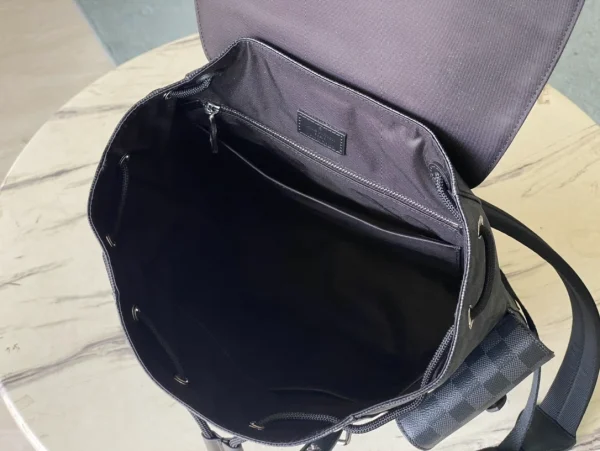 LOUIS VUITTON CHRISTOPHER PM BACKPACK DAMIER GRAPHITE CANVAS – WLM528 - Image 5