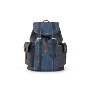 LOUIS VUITTON CHRISTOPHER PM BACKPACK IN BLACK AND BLUE – WLM527