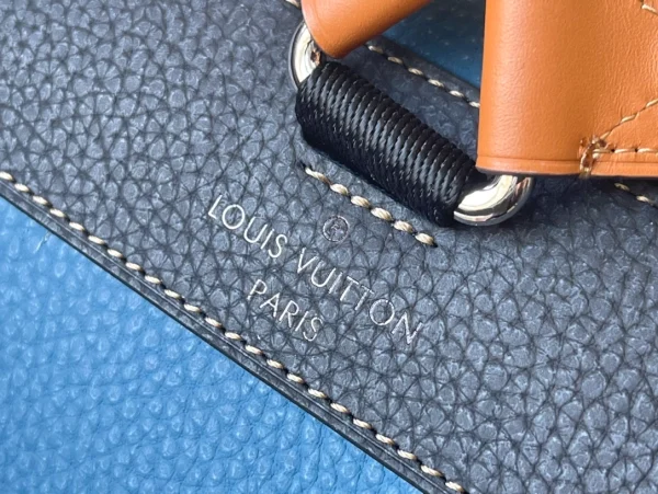 LOUIS VUITTON CHRISTOPHER PM BACKPACK IN BLACK AND BLUE – WLM527 - Image 9